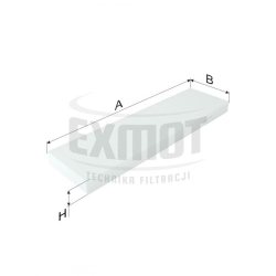 Filtr kabinowy WK 883 - Zamiennik: SC 50212, CU 52004, SKL 46646.